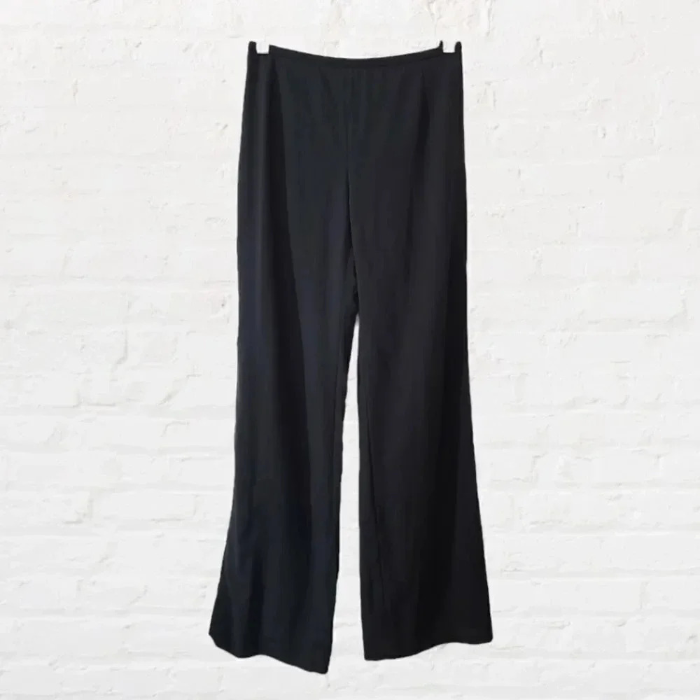 Armani Collezioni | Charcoal Black Dress Pants Sz 6 - Picture 1 of 5